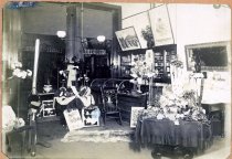 Interior view of Cashell and Layon Milinery Store at 339 Main Street